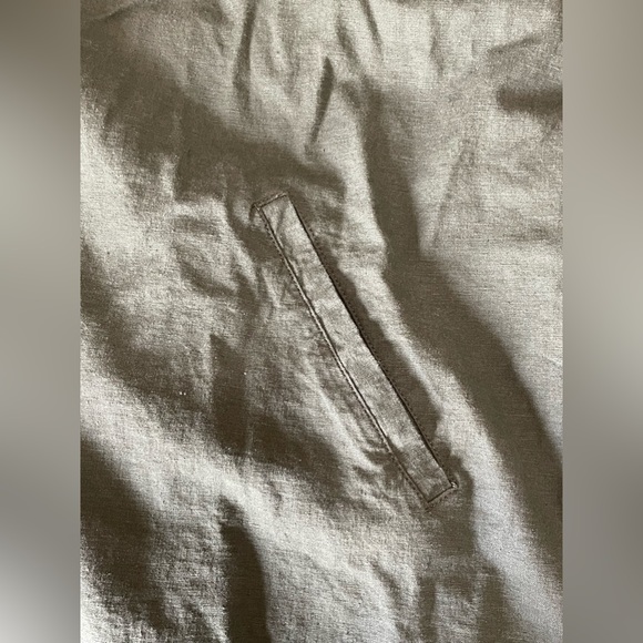 Torrid Green Linen Blend Utility Tab Sleeve Jacket Size 2 - Picture 7 of 10